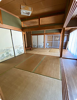 施工前の日本家屋の写真